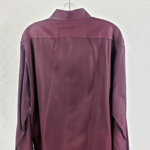 Stenstroms Men's Fitted Body Two Fold Cotton Button Down Color Changing Shirt - Picture 9 of 14